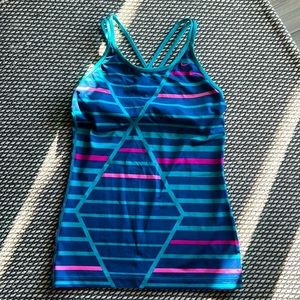 Nike FIT DRY cross cross racerback workout top